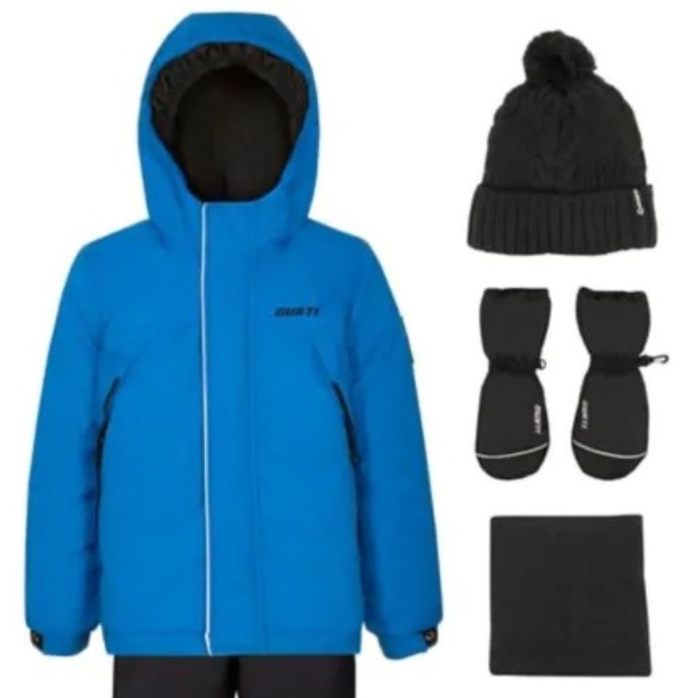 🎁Gusti Boy's 3-Piece Colourblock Snowsuit Set